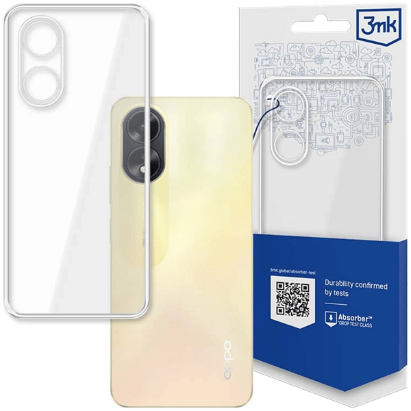 Oppo A38 - 3mk Gennemsigtigt Etui