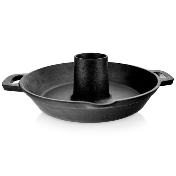Litina støbejernspande med kyllingeholder 28 cm