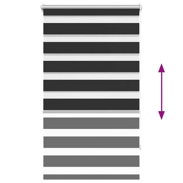 Rullgardin Zebra (90 x 150 cm) Svart