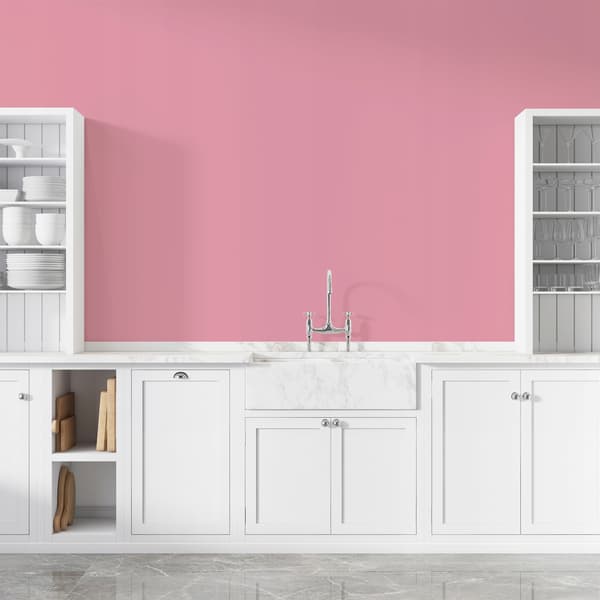 Latexmaling Pletresistent Farve Pink H3445 2L Dyb Mat Til Vægge