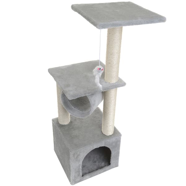 Klösträd för katt, hus, säng, dubbel 92 cm