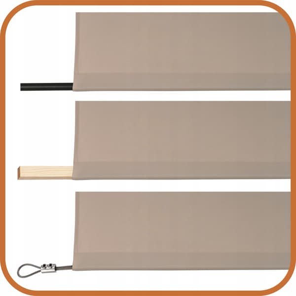 Terassiverho T 155x170 vaalea beige