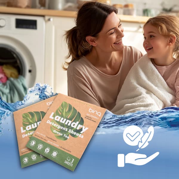 Vaskeark 9 stk. Universal Green Hypoallergenic Grøn Te Duft