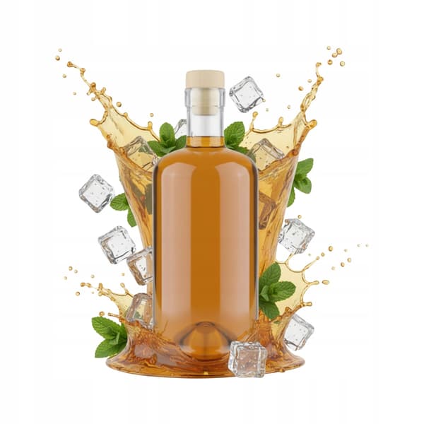 TADEK FLASKA 500ml GLASFLASKOR FÖR PRESENTLIKÖRER MOONLIGHT LIKÖR 0,5l