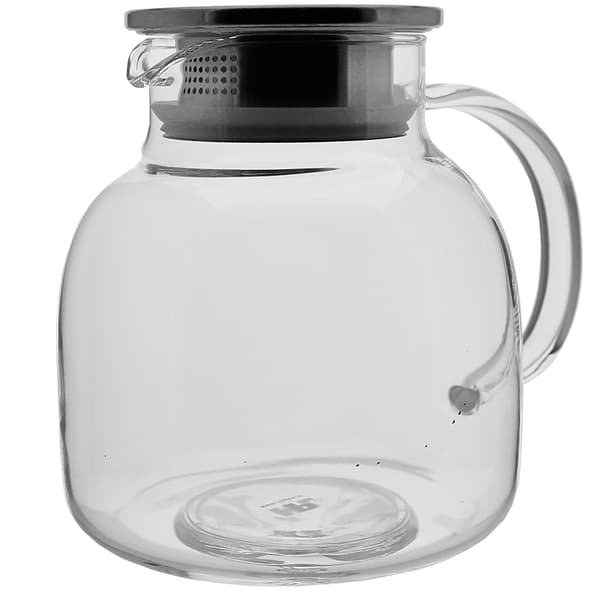 GLASKANNA FÖR VATTEN, JUICE, TE, KAFFE, VARM 1,2L