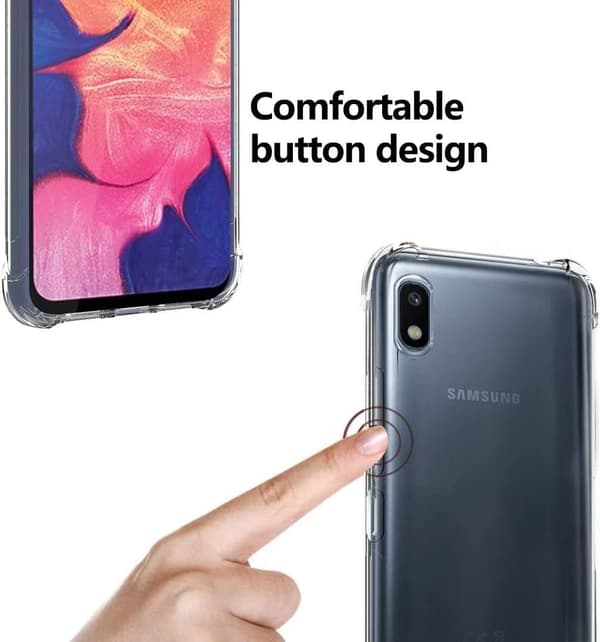 SKYDDSFODRAL FÖR SAMSUNG GALAXY A20E TRANSPARENT SM-A202F