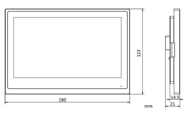 Hikvision Wi-Fi/IP INDENDØRS PANEL DS-KH6351-WTE1