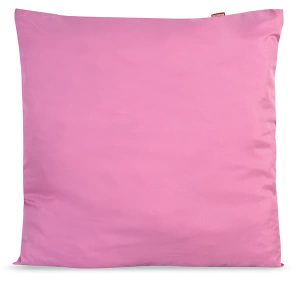Kudde 80x80 cm antiallergisk mikrofiber rosa silikon