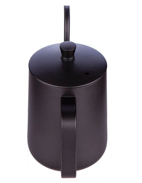 Sort tekedel med låg 600 ml