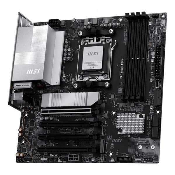 MSI PRO B850M-P WIFI Bundkort, Micro ATX, Sort, Wi-Fi 7