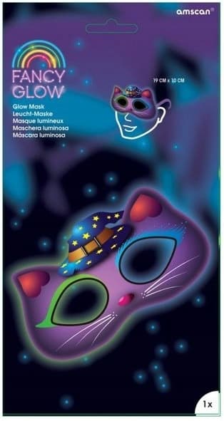 Lysende maske KAT 19 x 10 cm