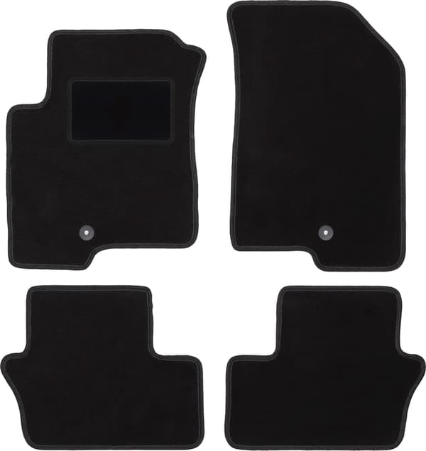 Velour gulvmåtter komplet sæt til: Dodge Caliber hatchback (2006-2011)