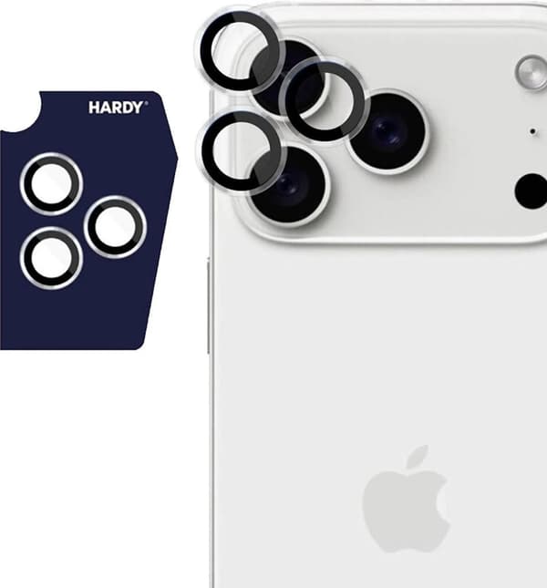 Apple iPhone 17 Pro / 17 Pro Max - HARDY linssinsuoja Pro läpinäkyvä