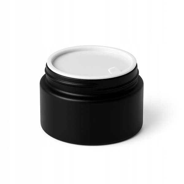 20x Glasbeholdere SORT MATT 15g til Creme Kosmetik Glasbeholder
