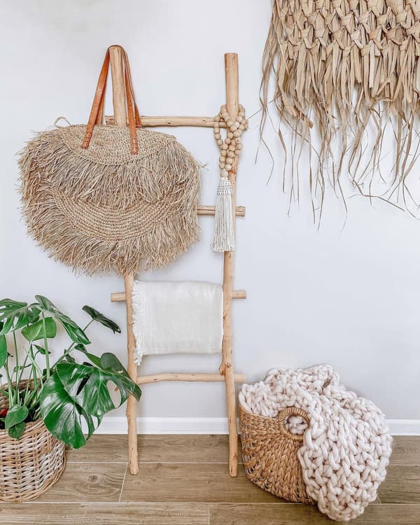 Boho Raffia Håndtaske
