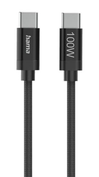 HAMA USB-C Kabel - 100W 1,5 m Sort