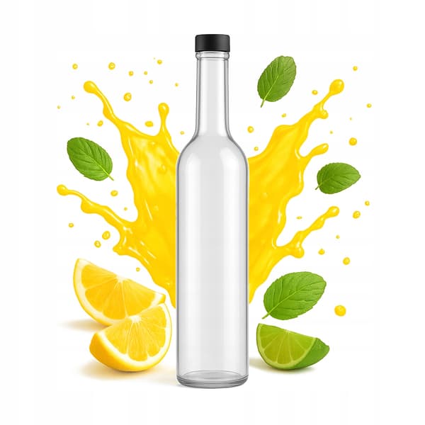 5 x Futura 500 ml pulloa tinktuuroille, GPI-korkki