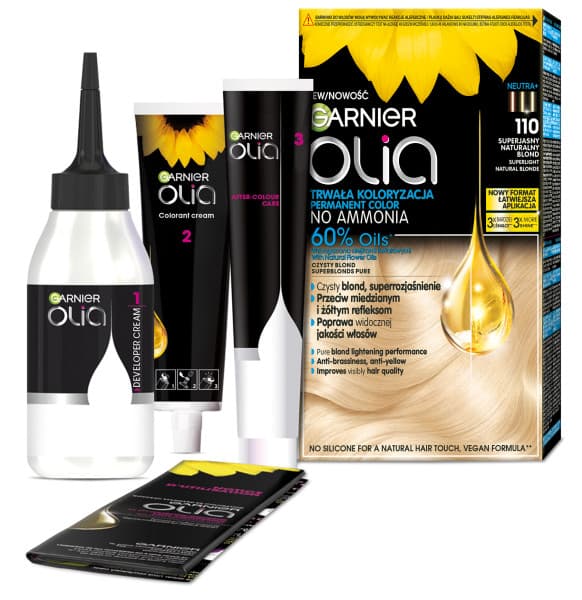 Garnier Olia permanent hårfarve 110 superlyst naturlig blond