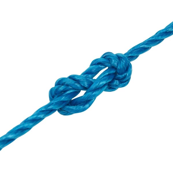 vidaXL Arbetsrep, Blå, 3 mm, 50 m, Polypropylen