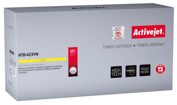 Activejet-toner för Brother TN-423Y ny ATB-423YN