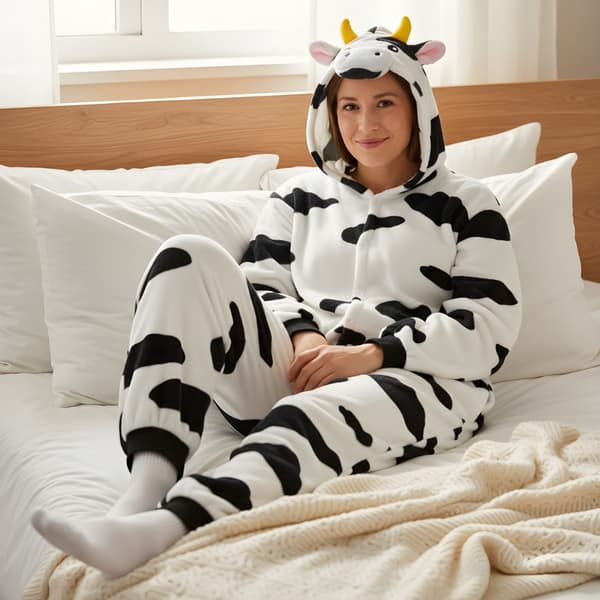 Kigurumi-pyjamas ko storlek M 155-165 cm