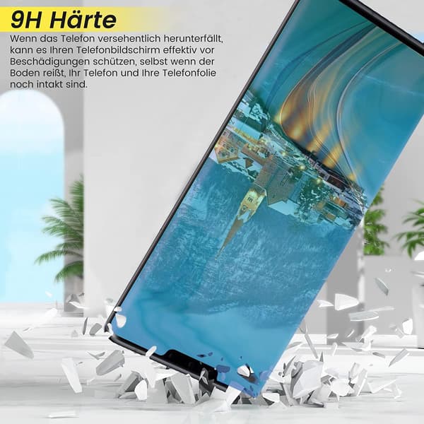 2x Härdat glas för Huawei Mate 30 Pro. Högt skydd och hållbarhet.