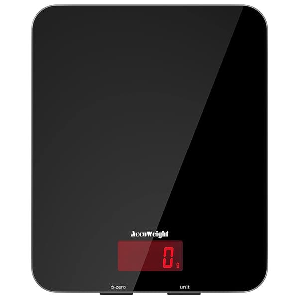 Rektangulär glasköksvåg 5 kg IC-201