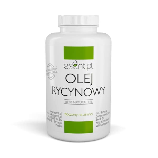 Luonnollinen risiiniöljy 100 % 500 ml.