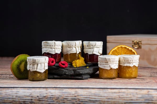 Gave tak bryllup gave sæt marmelade