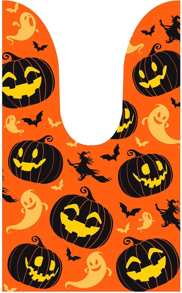 Halloweenpumpa godispåse 22x13 cm
