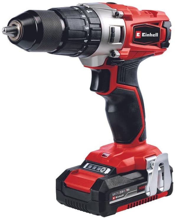 EINHELL BOR- OG SKRUETRÆKKER TE-CD 18/2 Li-i + 64 (2x2,0 Ah)