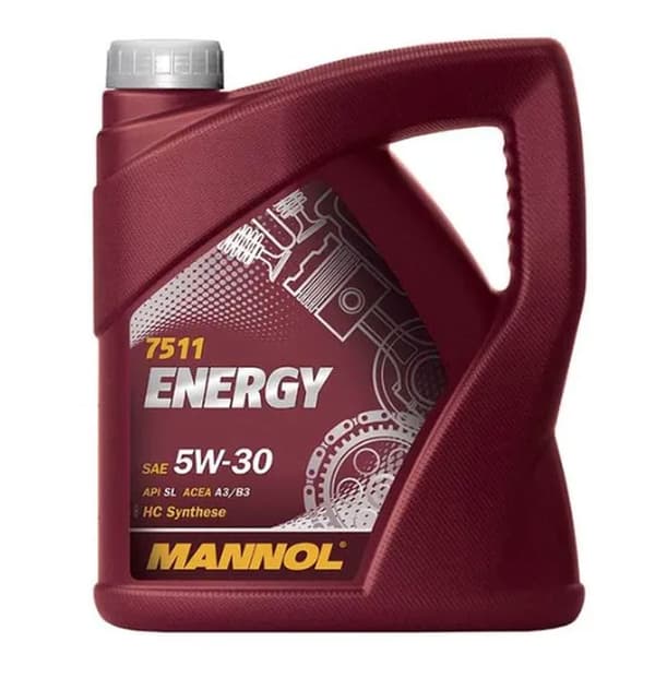 Mannol bilmotorolja 5W30 syntetisk energi 5 liter