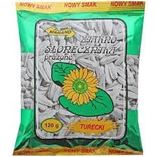 MARANDA SOLSIKKEKERNER RISTEDE, SALTEDE 120G