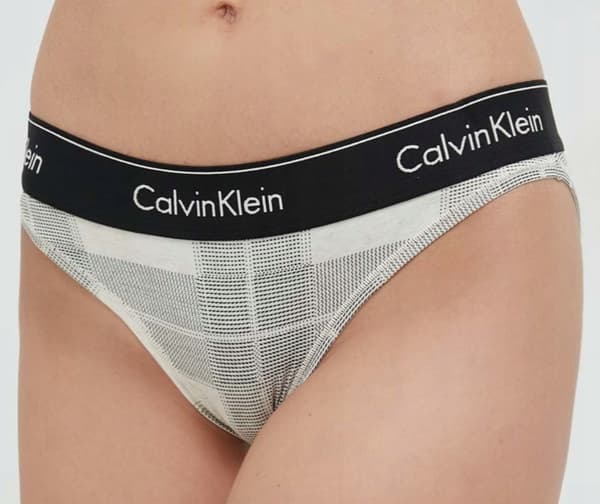 Calvin Klein rutiga trosor beige 2XL