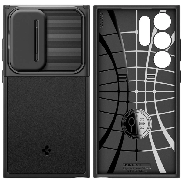 SPIGEN OPTIK ARMOR GALAXY S24 ULTRA SVART