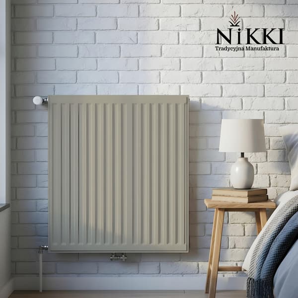 Radiatorfärg Antikorrosiv Resistent 1L Halvmatt Grå Beige 3i1