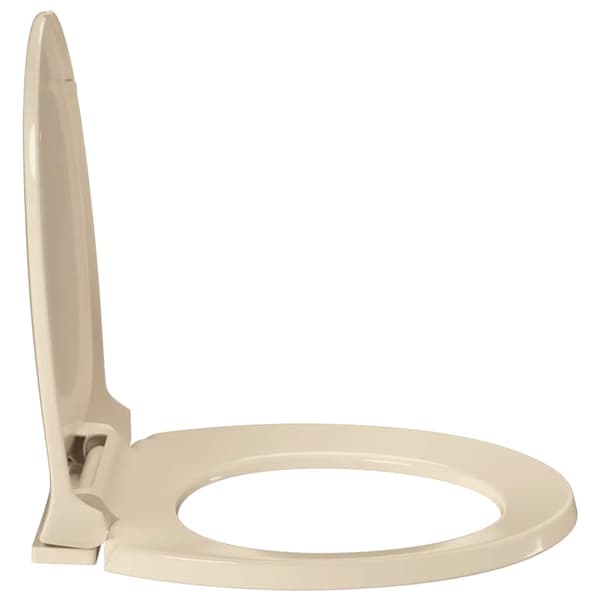 vidaXL Pehmeästi sulkeutuva WC-istuin, Beige, Soikea