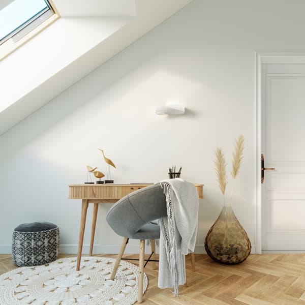 VÆGLAMPE SIGMA 1 E27 HVID SOLLUX SL.0229