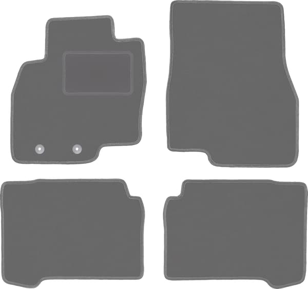Bilmåtter velour grafit til: Mitsubishi Grandis minivan (2004-2010)