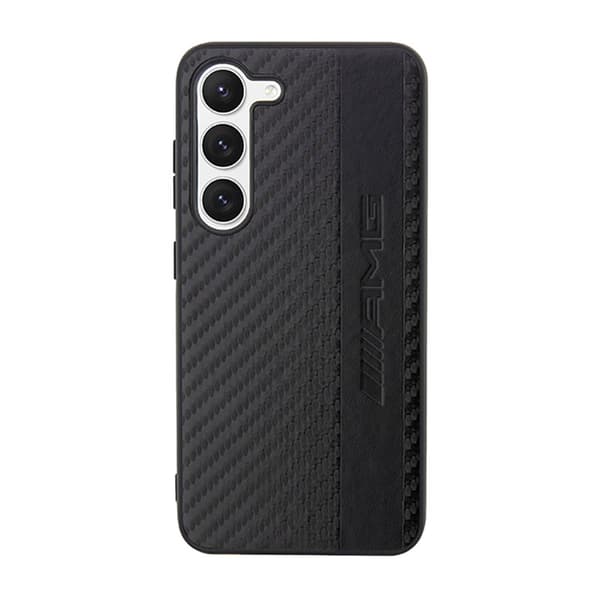 AMG Carbon Stripe & Embossed - Samsung Galaxy S23 cover (sort)