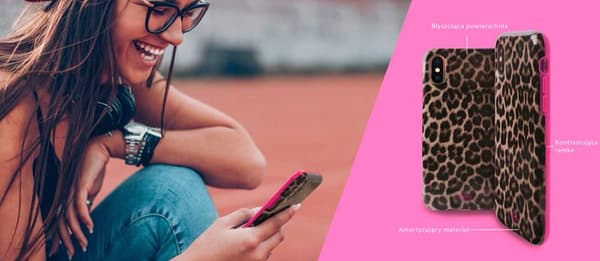 PURO Glam Leopard Cover - Etui til iPhone Xs Max (Leo 2)