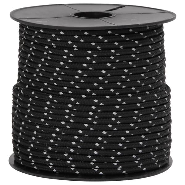 vidaXL teltreb med strammere, reflekterende elementer, 50 m, 4 mm