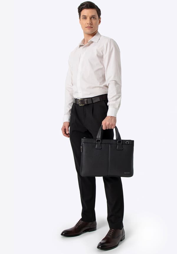 Wittchen Herr 14.5" Laptopväska i Konstläder Svart