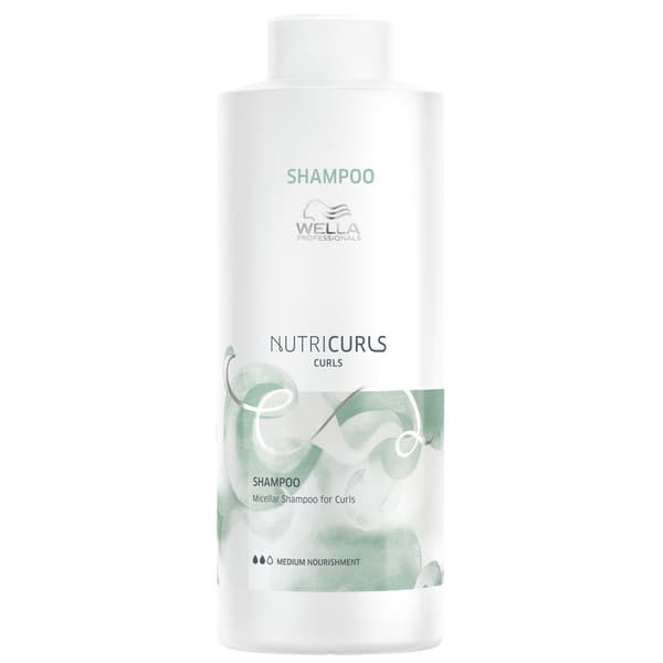 Wella NutriCurls Micellärt schampo för lockar 1000ml
