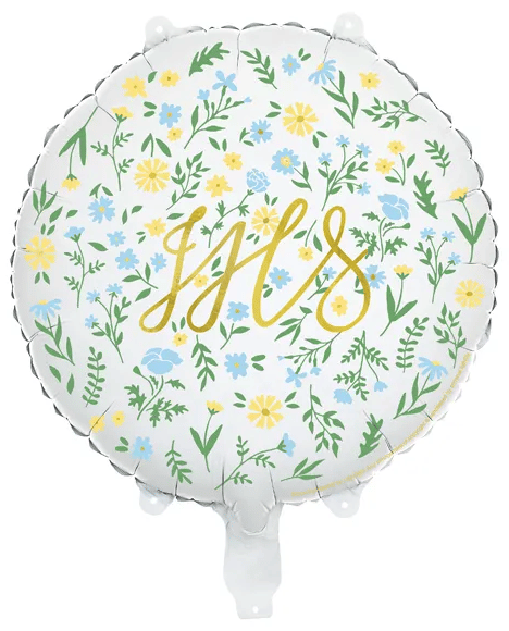 IHS Rund Folieballon Nadver 45cm