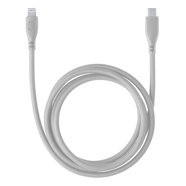 Cellularline Soft Cable - MFi-sertifioitu USB-C - Lightning-kaapeli 1,2 m (harmaa)