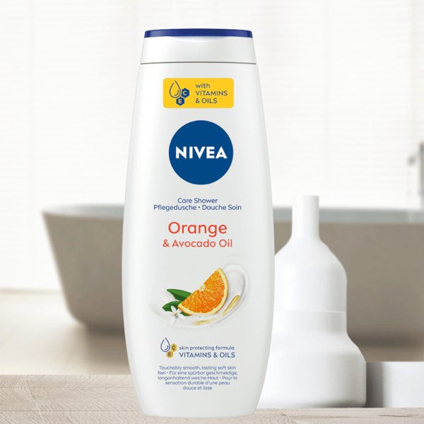 NIVEA Care och Orange duschgel 500 ml