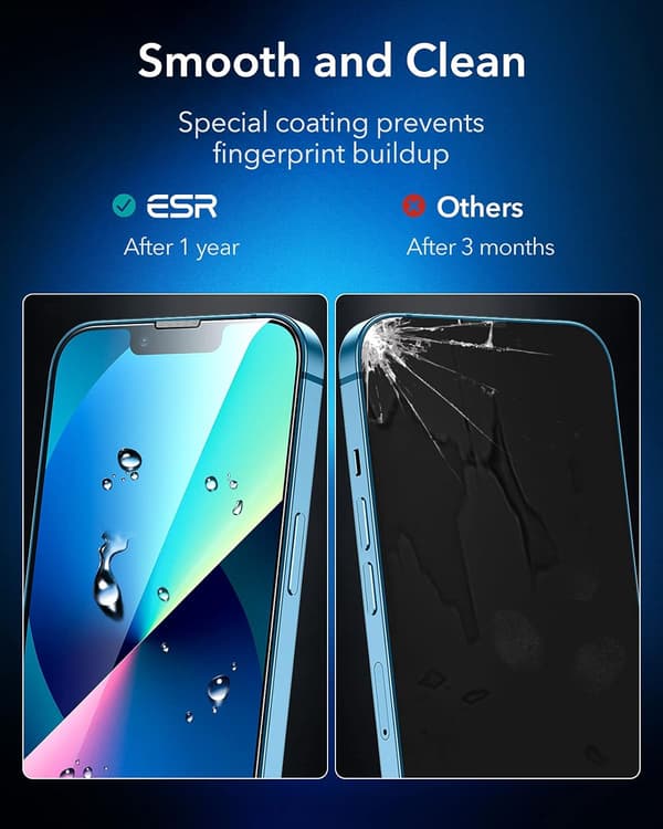 Härdat glas för Apple iPhone 13 Mini, solidt, hållbart, 3 delar