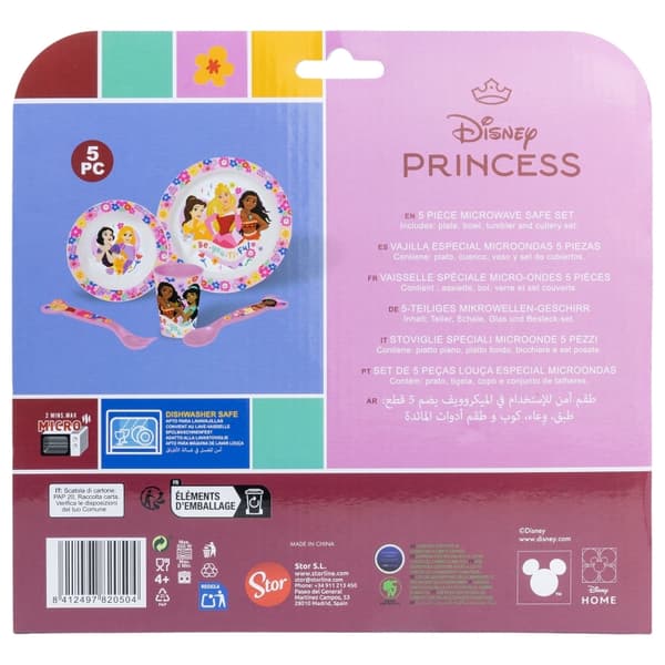 PRINCESS BARNSERVISSET TALLRIKAR SKÅL MUGG BESTICK
