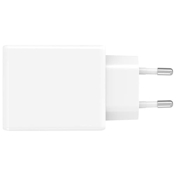 4smarts PDPlug Slim Dual 65W GaN 2xUSB-C Väggladdare Vit